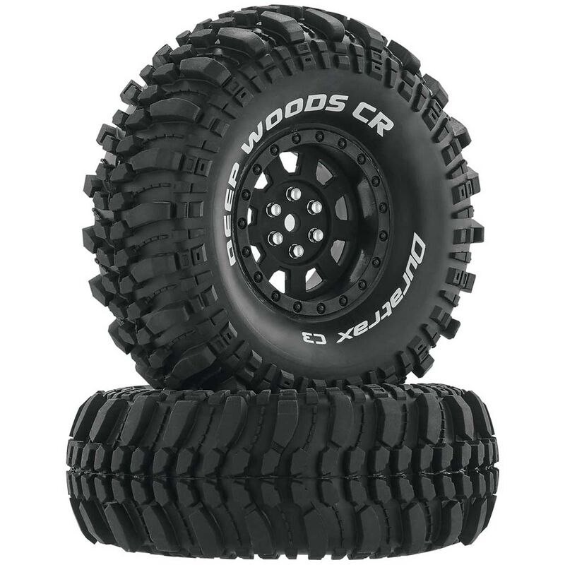 Duratrax 1/9 Deep Woods CR C3 Mntd 1.9 In Crawler Black